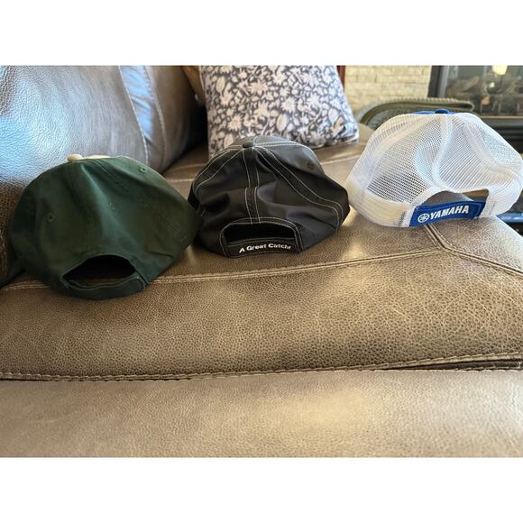 Men’s Fishing Trucker Hat Snapback Bundle New Never Worn - Picture 2 of 14